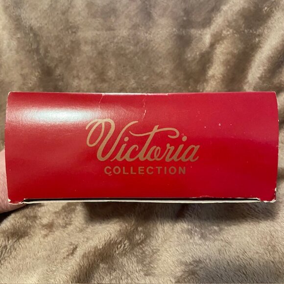 Vintage ~ VICTORIA Collection ~ Christmas Ornaments ~ Set of 4 ~ 2 Blue & 2 Pink - Picture 2 of 8